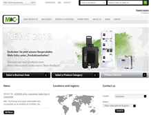 Tablet Screenshot of mc-techgroup.com